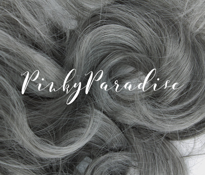 Ash Grey Long Wavy 70cm - Image 5