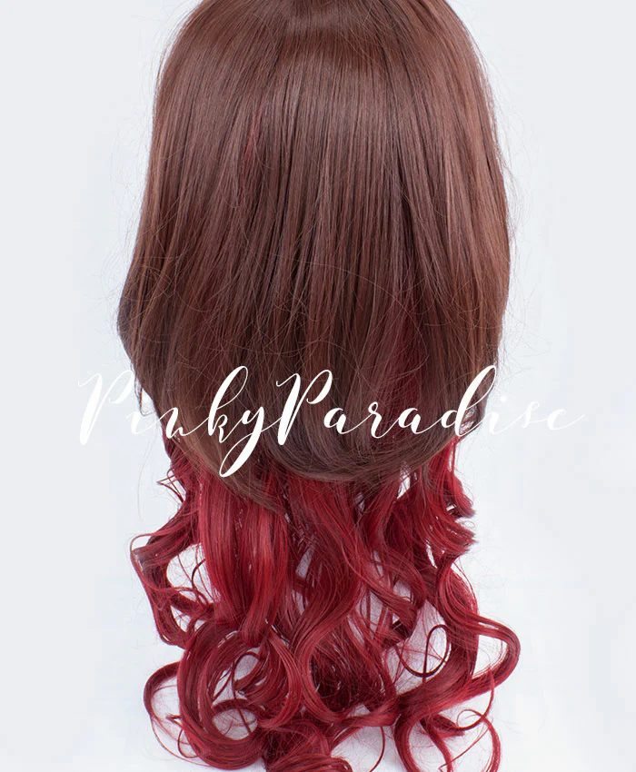 Brown/Red Bottom Long Wavy 70cm - Image 3